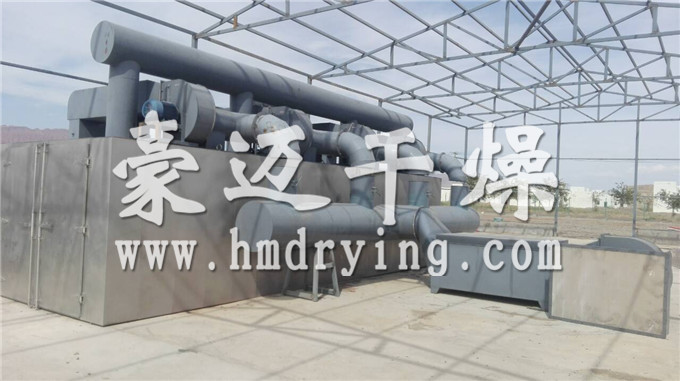 豪迈产量2吨葡萄专用烘房在新疆安装调试成功