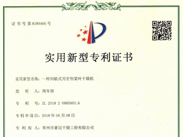 间歇月牙桨叶干燥机